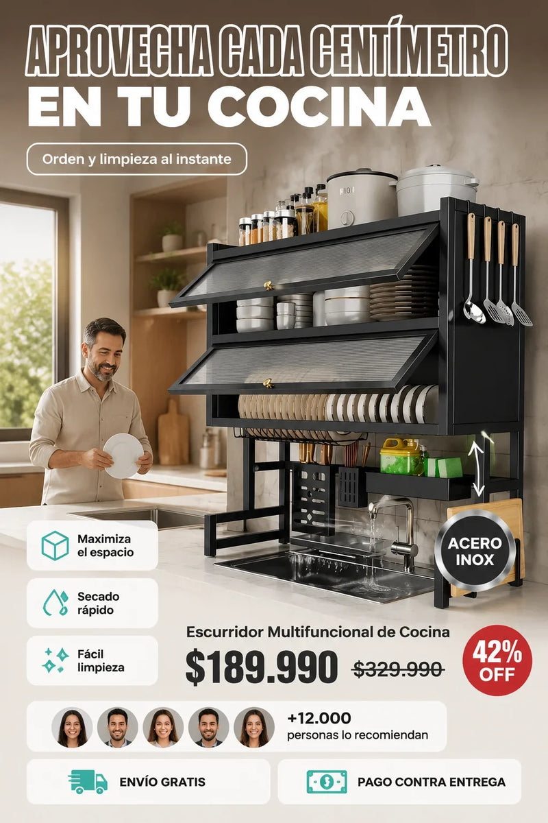 Escurridor Multifuncional de Cocina